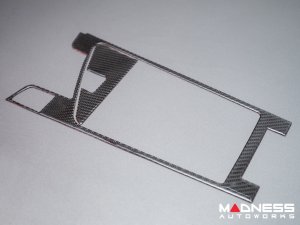 Alfa Romeo Giulia Center Console Cover Trim - Carbon FIber - Flexible / Self Adhesive 